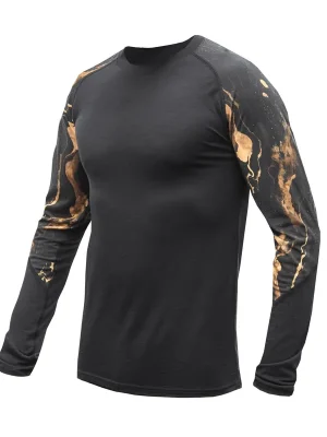 Nejprodávanější Pánské triko dl.rukáv SENSOR MERINO IMPRESS černá/cosmos