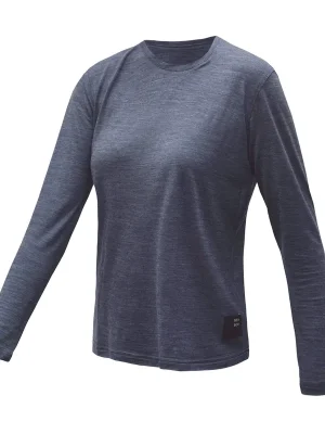 Dámské triko dl.rukáv SENSOR MERINO LITE mottled blue Sezónní Sleva