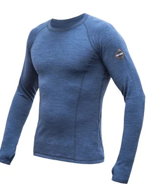Akce Pánské triko dl.rukáv SENSOR MERINO BOLD cool blue