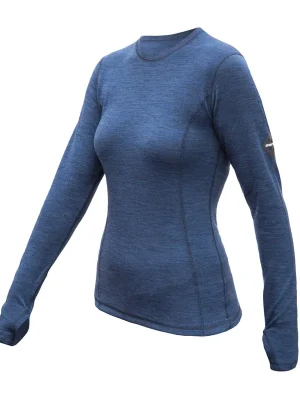 Dámské triko dl.rukáv SENSOR MERINO BOLD cool blue Ihned K Objednání