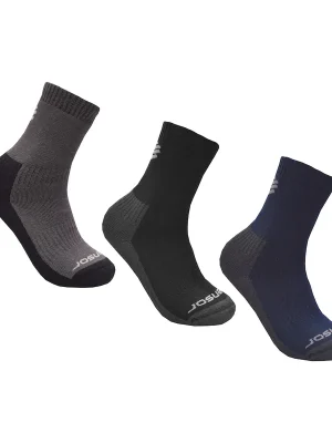 Ponožky SENSOR 3-PACK TREKING EVO černá/šedá/modrá Must-Have