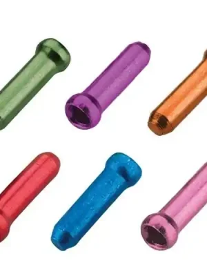 Koncovka brzdového/přehazovacího lanka JAGWIRE 500ks Red/Blue/Pink/Purple/Orange/Green Akční Nabídka