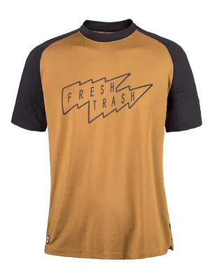Triko Fresh Trash MEN'S HORIZON SHORT SLEEVE TEE GOLDEN/BLACK Omezená Nabídka