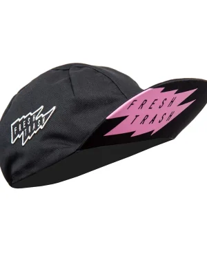 Čepička Fresh Trash MEN'S CYCLING CAP LARGE FLAT TRUE BLACK Sezónní Sleva