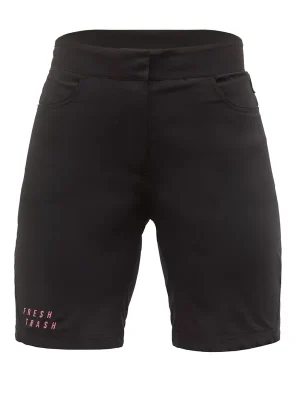 Dokud Zásoby Vydrží Kraťasy Fresh Trash WOMEN'S RIDER SHORTS TRUE BLACK