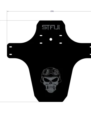 Blatník STFU Gunk Guard Skull šedá Aktuální
