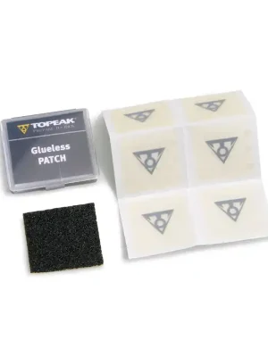 Nejprodávanější Záplaty samolepící TOPEAK FLYPAPER 6ks+brusný papír