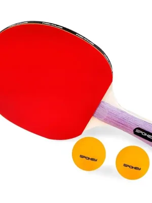 Pingpongová sada Spokey SMASH SET ** : 1 pálka, 2 míčky, pouzdro Ověřený