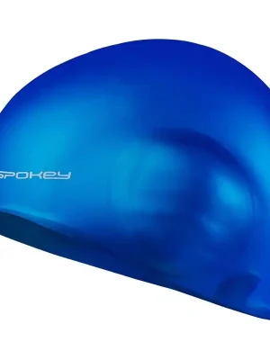 Plavecká čepice Spokey EARCAP, stříbrná Cenově Výhodný