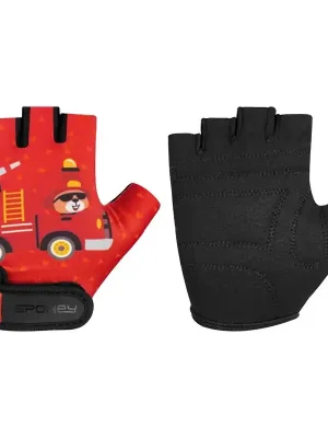 Dětské cyklistické rukavice Spokey PLAY RESCUE Výprodej
