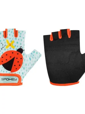 Dětské cyklistické rukavice Spokey PLAY LADYBUG Omezená Nabídka