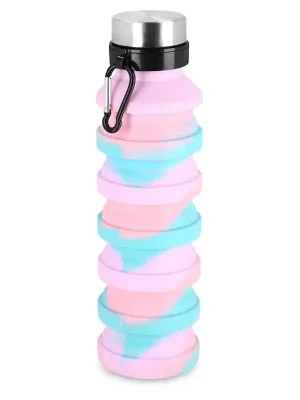 Skládací silikonová láhev Spokey JUMP, 550 ml Tovární Cena