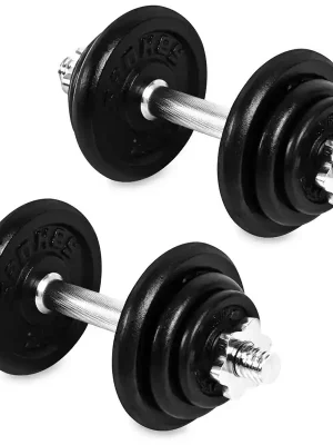 Sada jednoručních nakládacích činek Spokey EGIR, 2x10,5kg Ověřený