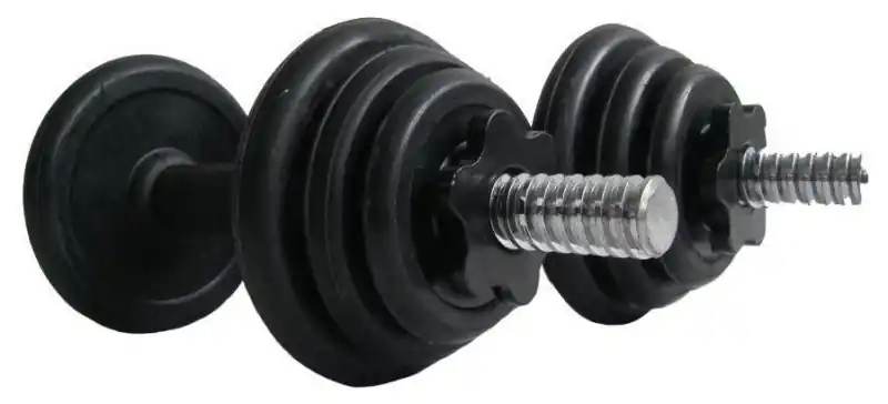 Vrácení Zdarma Nakládací činka jednoruční set 2x7,5kg (15kg) pogumované