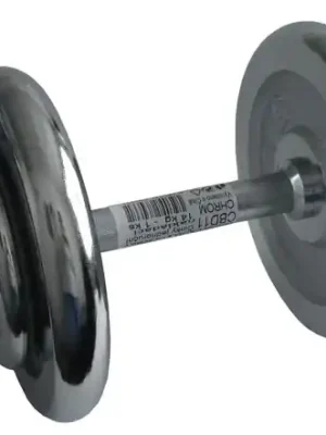 Činka nakládací, jednoruční, chromová 14 kg - 25mm Vysoce Kvalitní