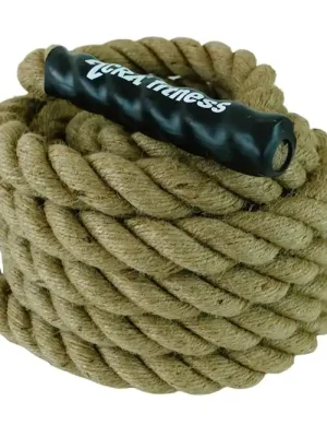 Posilovací lano přírodní 9mx38mm Výhodná Nabídka