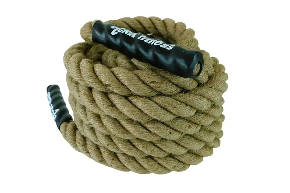 Posilovací lano přírodní 9mx38mm Výhodná Nabídka