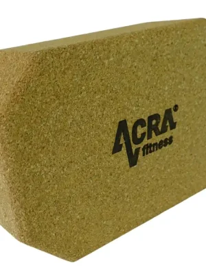 Yoga block Cork wood 22.2x14,5x7.5cm Výhodná Nabídka