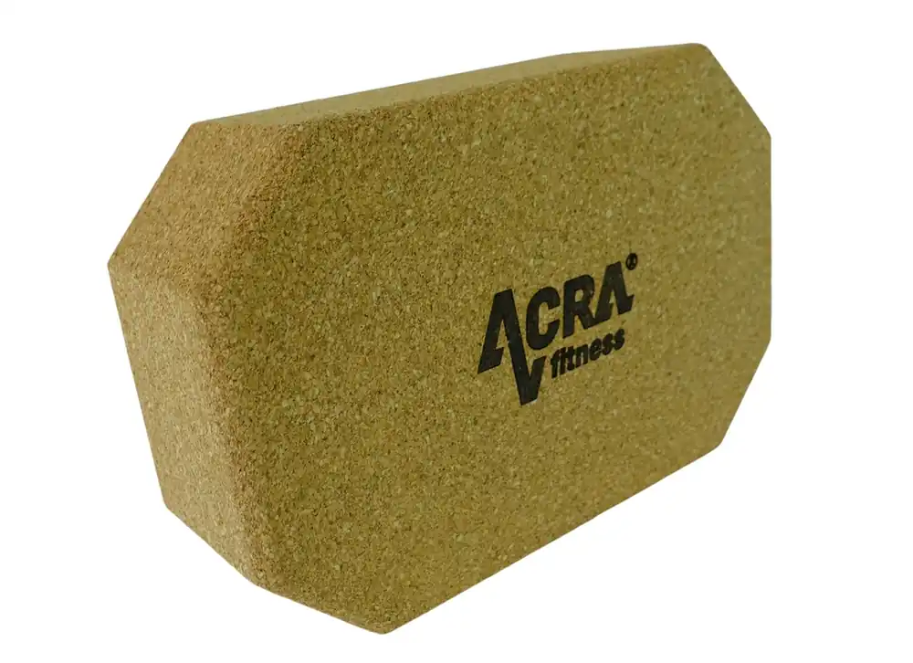 Yoga block Cork wood 22.2x14,5x7.5cm Výhodná Nabídka