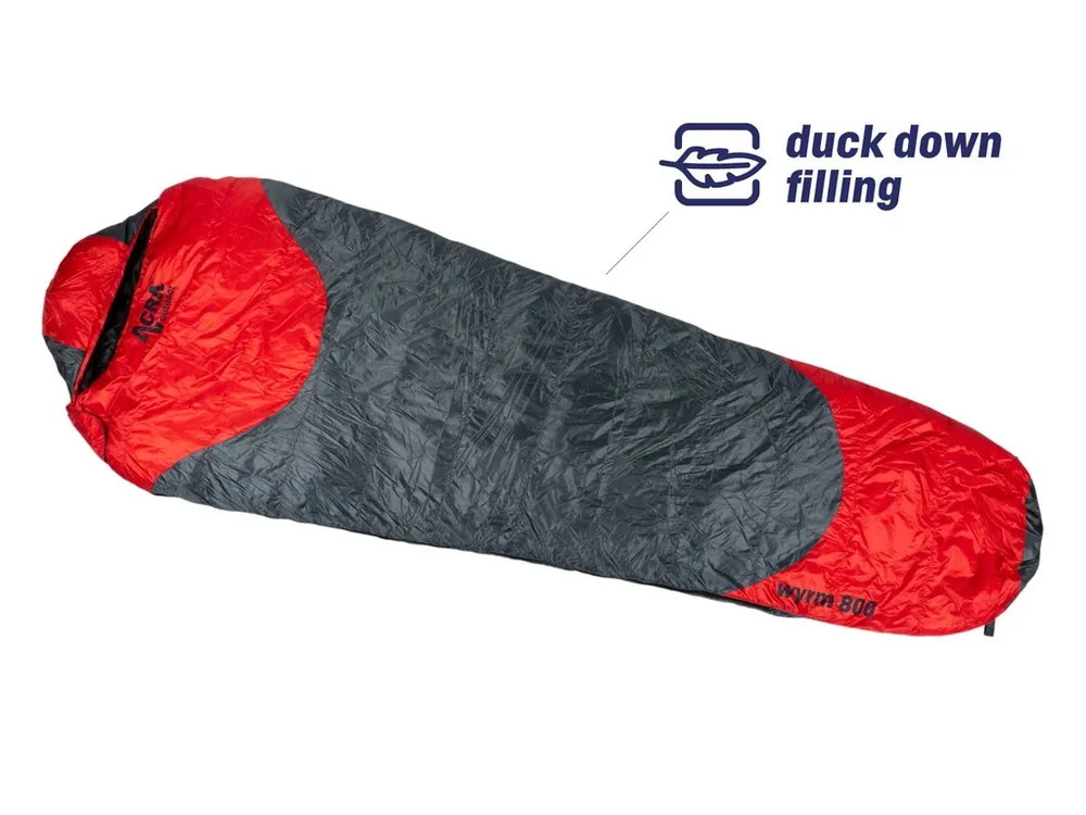 Novinka Péřový spací pytel Wyrm 800 - 225cm, kachní peří