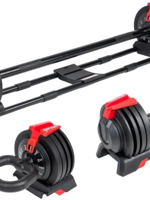 Sada nastavitelných činek 24 kg, 3v1 Nejprodávanější