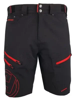 Kraťasy pánské HAVEN NAVAHO SHORTY černo/červené s cyklovložkou Jen Po Omezenou Doba