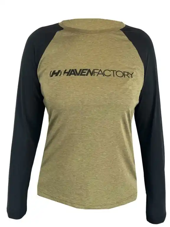Akční Cena Dres dlouhý dámský HAVEN FACTORY trail černo/khaki