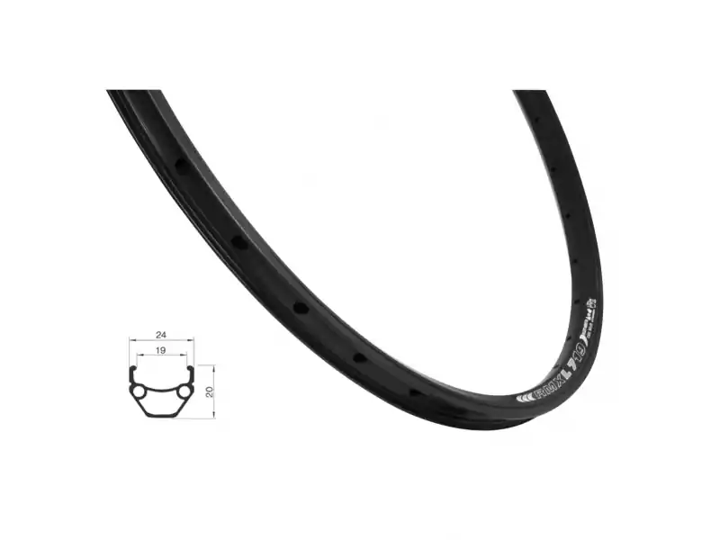 Ráfek REMERX DRAGON 719 DISC 584x19 32děr černý nýt Jen Po Omezenou Doba