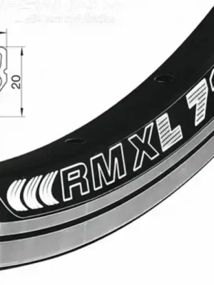 Super Cena Ráfek REMERX DRAGON 719 V-brake 406x19 24děr černý nýt