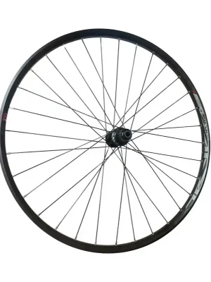 Zapletené kolo 622/29 zadní, ráfek Rodi TRYP 25 černý disc, náboj Sh MT400 kazeta 8-11sp 32 d. Sleva