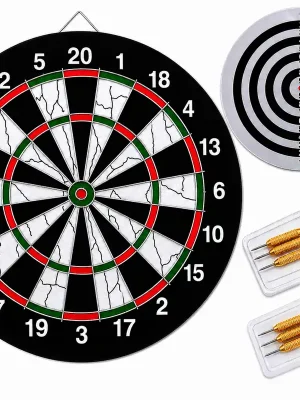 Terč na šipky závodní 45cm s kovovým rámem Must-Have