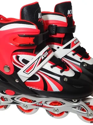 Top Prodej Inline brusle roztahovací CS310K červené