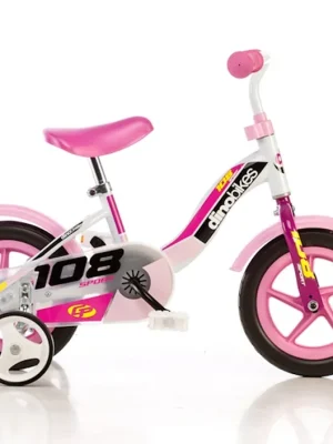 Dětské kolo 10 Dino bikes 108L růžová 2023 Expresní Doručení