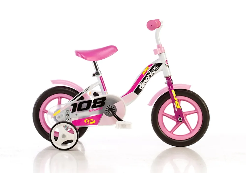 Dětské kolo 10 Dino bikes 108L růžová 2023 Expresní Doručení