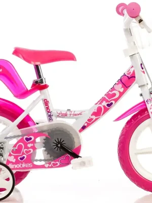 Značkový Dětské kolo 12 Dino bikes 124GLN bílá+růžový potisk 2023