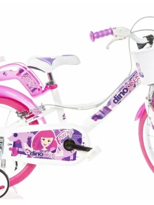 Dětské kolo 16 Dino bikes 166RSN FAIRY bílá, růžový potisk 2022 Víkendová Akce