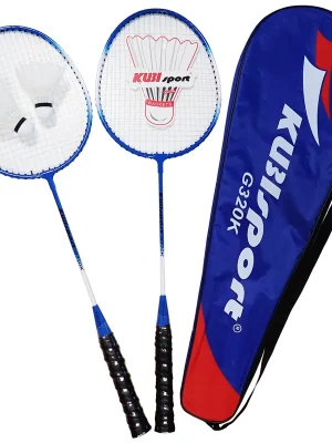 Badmintonová sada G320 - 2 rakety + košíček + pouzdro Novinka