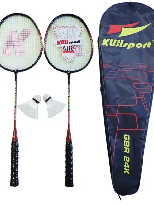 Horká Nabídka Badmintonová sada GBR24K - 2 rakety + košíček + pouzdro