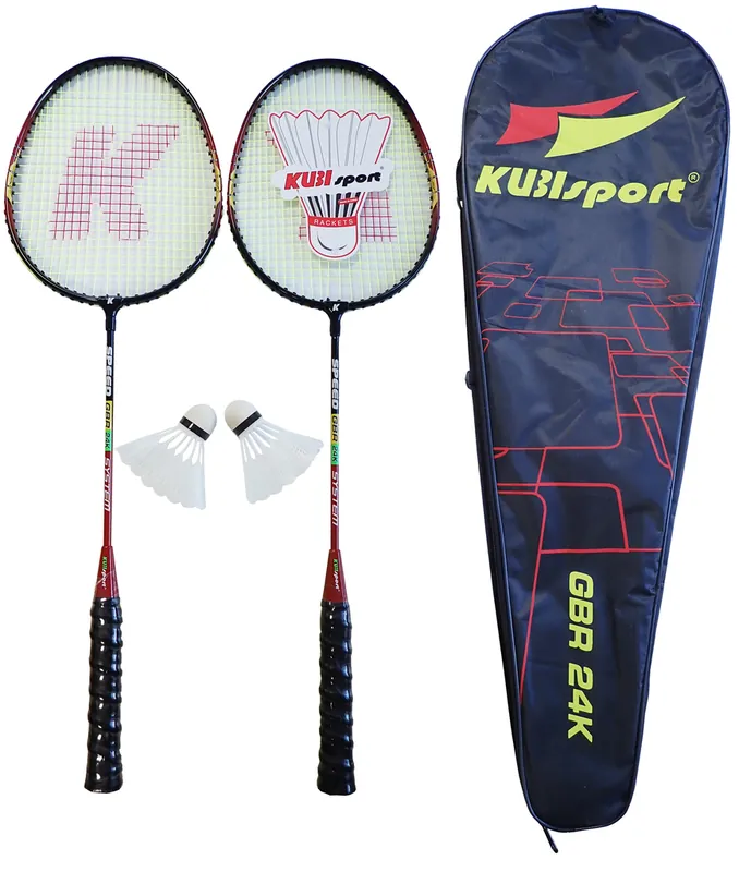 Horká Nabídka Badmintonová sada GBR24K - 2 rakety + košíček + pouzdro