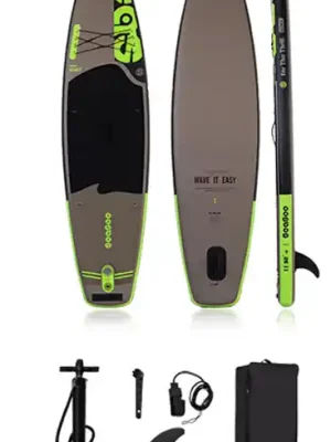 Paddleboard 335x86x15cm s příslušenstvím šedočerný Kup Teď