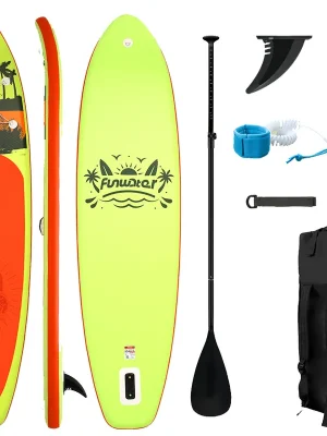 Akční Nabídka Paddleboard 335x84x15cm s příslušenstvím žlutooranžový