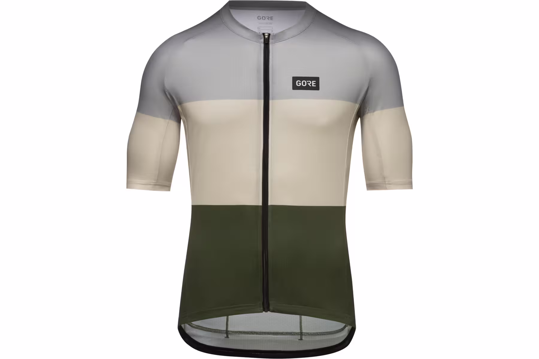 DresGore Spirit Stripes Jersey pánský kr.r. lab grey/tech beige Zlevněný