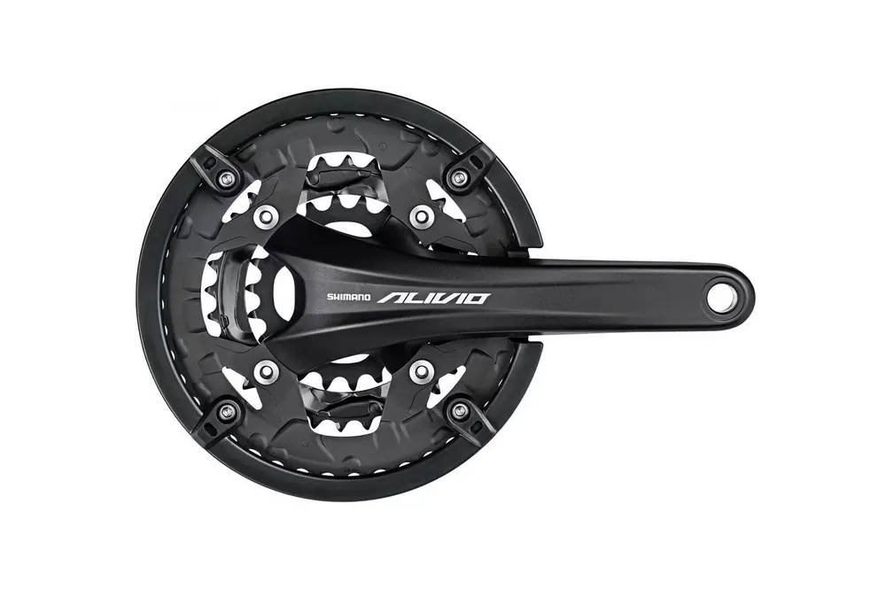 Novinka KlikyShimano Alivio FC-T4060-T 44/32/22z. 175mm Hollow ll 3x9speed kryt black