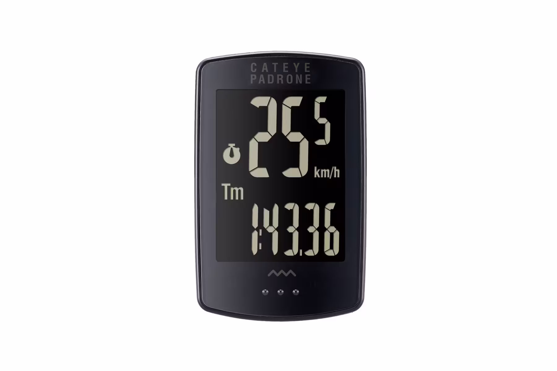 CyklocomputerCateye Padrone + PA100W black/stealth Cenově Výhodný
