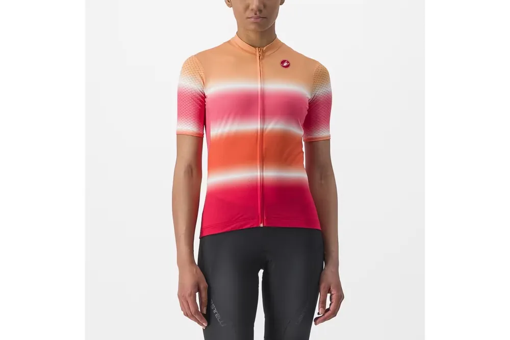 Nová Kolekce DresCastelli Dolce 4522060 dámský kr. r. soft orange/hibiscus