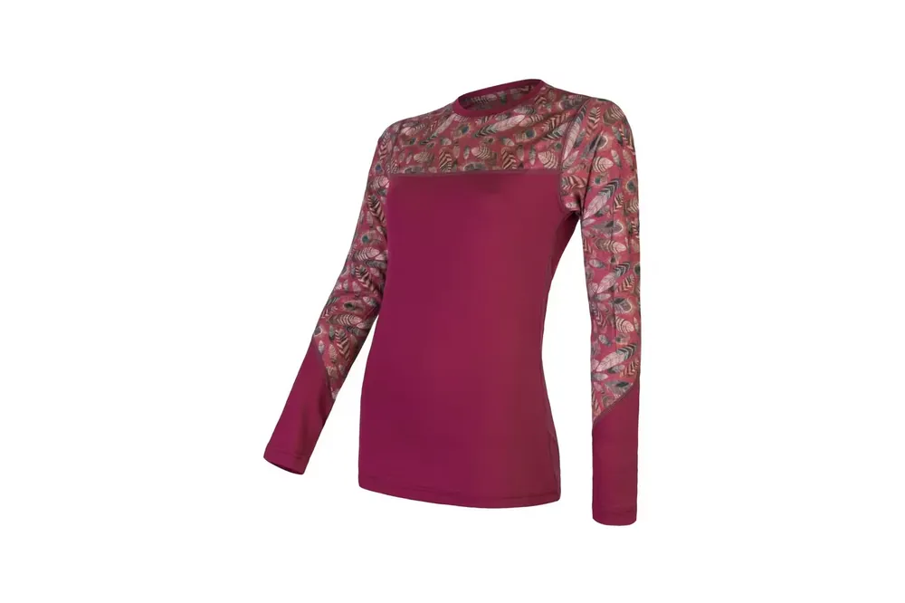 TrikoSensor Merino Impress dl.r. dámské lilla/feather Výhodná Nabídka