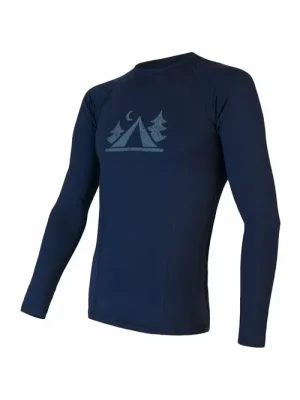 TrikoSensor Merino Double Face Camp pánské dl.r. deep blue Rychlé Dodání