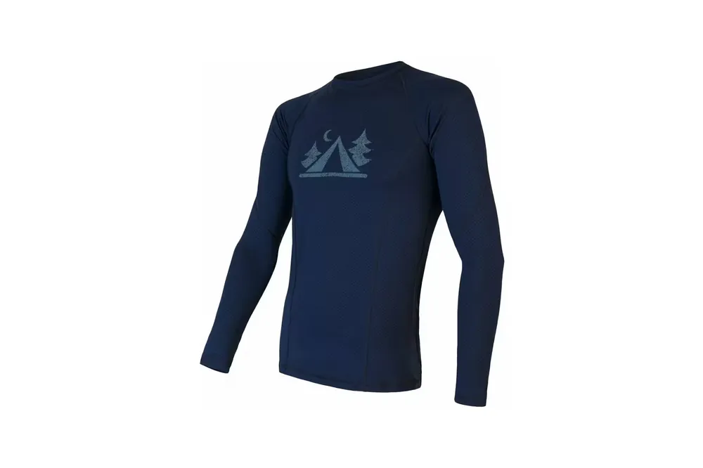 TrikoSensor Merino Double Face Camp pánské dl.r. deep blue Rychlé Dodání
