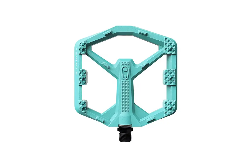 PedályCrankBrothers Stamp 0 Large Turguoise Značkový