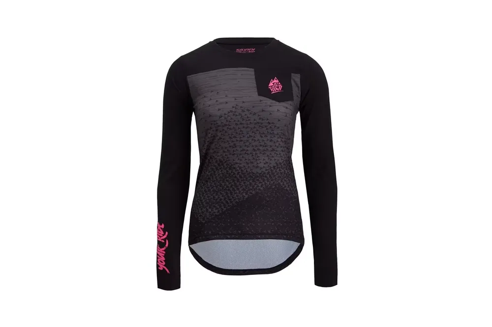 Rychlé Dodání DresSilvini Ella WD2036 dámský dl.r. black/fuchsia XL